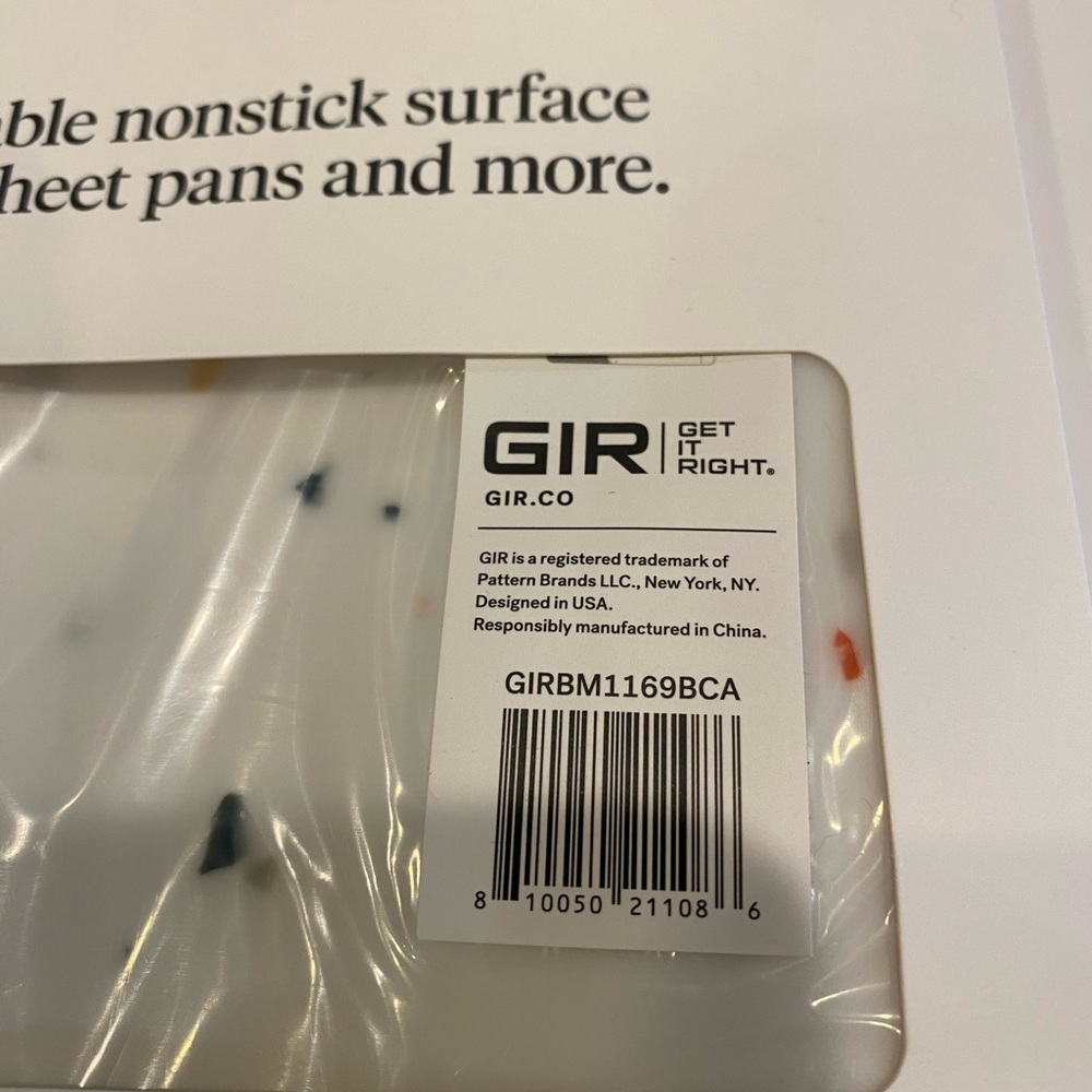 GIR Sprinkles Half Sheet Silicone Baking Mats (2) 12” x 17” NIB - Picture 4 of 4